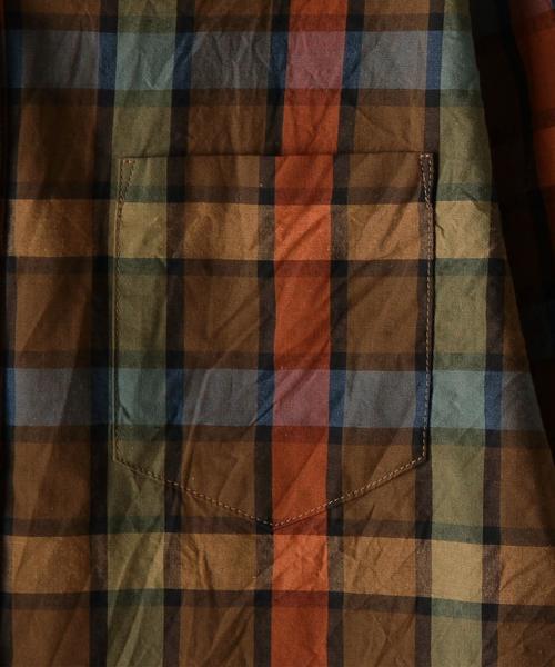 Steven Alan（スティーブンアラン）の「＜Steven Alan＞MADRAS REVERS SEAM SHIRT/ｼｬﾂ（シャツ/ブラウス・レディース・ブラウン・SMALL/LARGE/MEDIUM）」の3枚目の写真