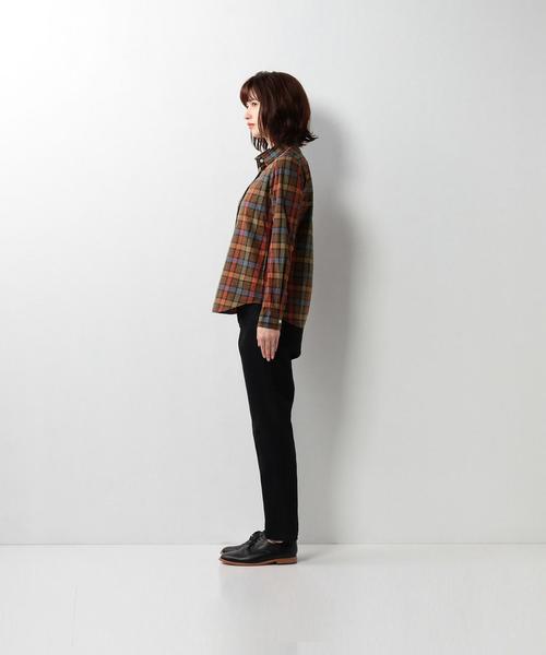 Steven Alan（スティーブンアラン）の「＜Steven Alan＞MADRAS REVERS SEAM SHIRT/ｼｬﾂ（シャツ/ブラウス・レディース・ブラウン・SMALL/LARGE/MEDIUM）」の5枚目の写真