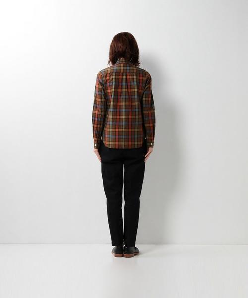 Steven Alan（スティーブンアラン）の「＜Steven Alan＞MADRAS REVERS SEAM SHIRT/ｼｬﾂ（シャツ/ブラウス・レディース・ブラウン・SMALL/LARGE/MEDIUM）」の6枚目の写真
