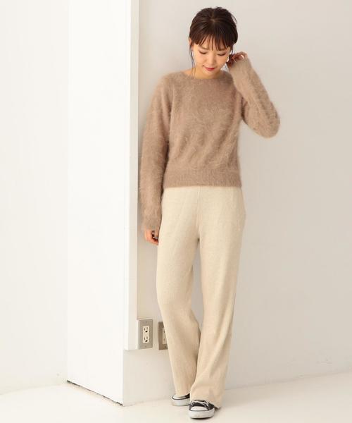 Another Edition（アナザーエディション）の「アンゴラクルーネックプルオーバー/ AEBFC　ANG C/N PO◆（ニット/セーター・レディース・ライトグレー/ナチュラル/ライム/レッド/モカ/ライトピンク・フリー）」の11枚目の写真