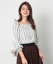 ROPE' PICNIC | 無地ストライプオフショルダーブラウス(シャツ/ブラウス)
