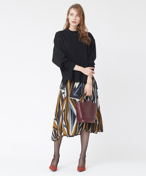 titivate（ティティベイト）の「裏起毛ｵｰﾊﾞｰｻｲｽﾞｶｯﾄｿｰﾌﾟﾙｵｰﾊﾞｰ（Tシャツ/カットソー・レディース・チャコールグレー/杢グレー/ブラック/キャメル・S/M）」の2枚目の写真