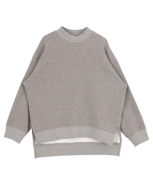 titivate（ティティベイト）の「裏起毛ｵｰﾊﾞｰｻｲｽﾞｶｯﾄｿｰﾌﾟﾙｵｰﾊﾞｰ（Tシャツ/カットソー・レディース・チャコールグレー/杢グレー/ブラック/キャメル・S/M）」の17枚目の写真