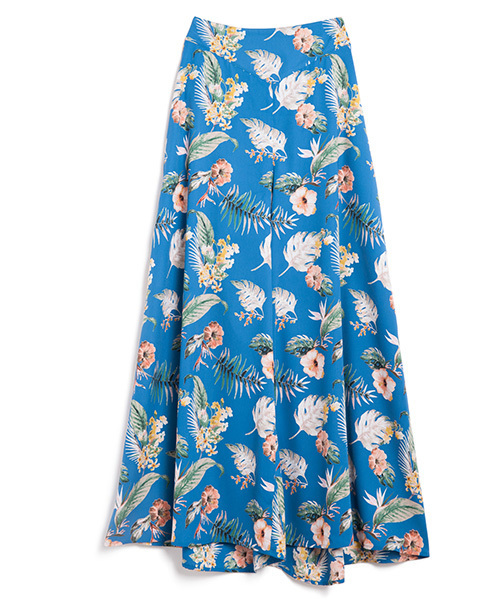 LAYMEE（レイミー）の「Sky flower pants（その他パンツ・レディース・ブラック/ホワイト/ブルー・FREE）」の4枚目の写真