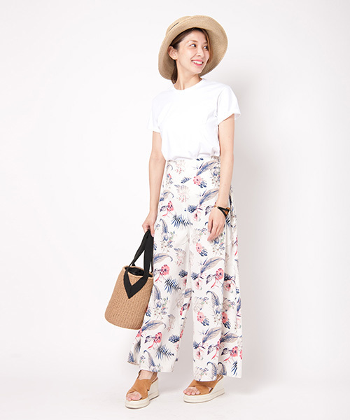 LAYMEE（レイミー）の「Sky flower pants（その他パンツ・レディース・ブラック/ホワイト/ブルー・FREE）」の13枚目の写真