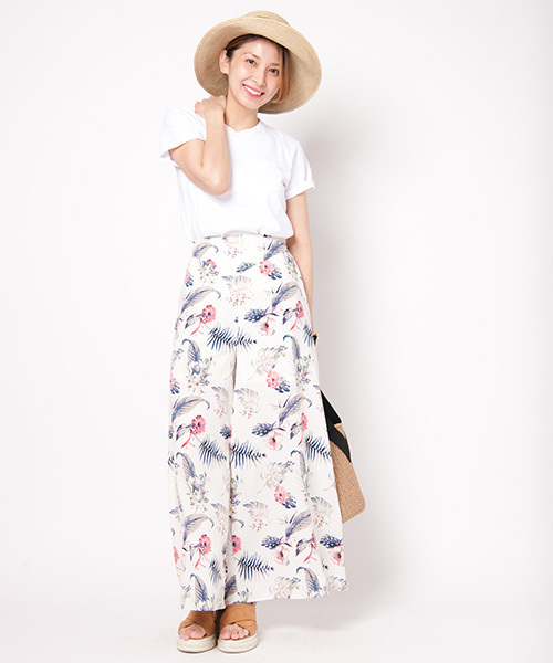 LAYMEE（レイミー）の「Sky flower pants（その他パンツ・レディース・ブラック/ホワイト/ブルー・FREE）」の16枚目の写真