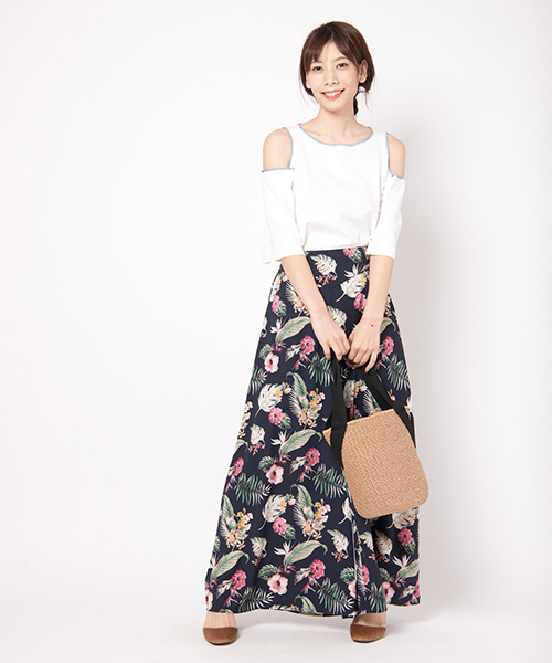 LAYMEE（レイミー）の「Sky flower pants（その他パンツ・レディース・ブラック/ホワイト/ブルー・FREE）」の18枚目の写真