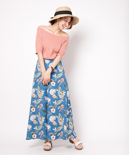 LAYMEE（レイミー）の「Sky flower pants（その他パンツ・レディース・ブラック/ホワイト/ブルー・FREE）」の9枚目の写真