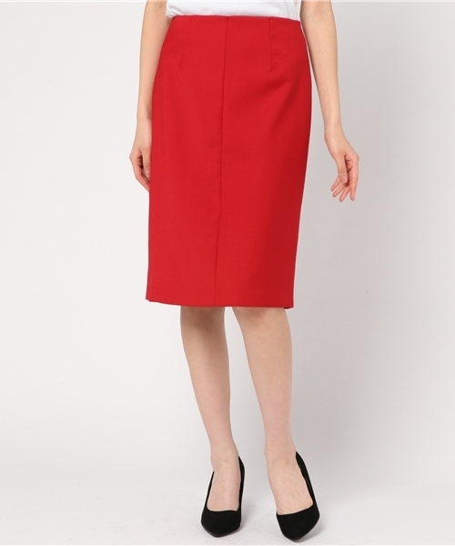 N.(N. Natural Beauty Basic)(エヌエヌナチュラルビューティーベーシック)の「マイクロダブルクロスタイトスカート(スカート・レディース・ネイビー/ベージュ/イエロー/レッド・MEDIUM/SMALL)」の20枚目の写真