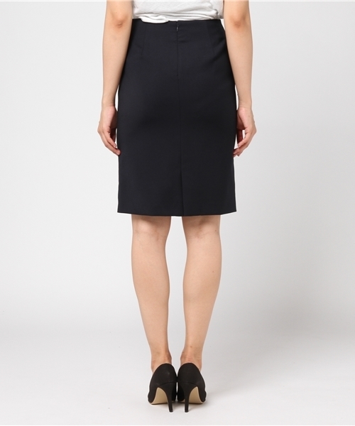 N.(N. Natural Beauty Basic)(エヌエヌナチュラルビューティーベーシック)の「マイクロダブルクロスタイトスカート(スカート・レディース・ネイビー/ベージュ/イエロー/レッド・MEDIUM/SMALL)」の7枚目の写真