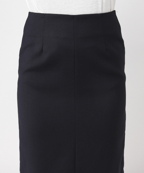 N.(N. Natural Beauty Basic)(エヌエヌナチュラルビューティーベーシック)の「マイクロダブルクロスタイトスカート(スカート・レディース・ネイビー/ベージュ/イエロー/レッド・MEDIUM/SMALL)」の8枚目の写真