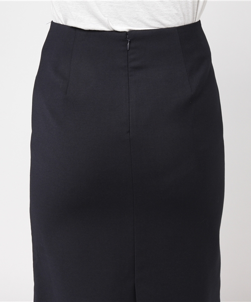 N.(N. Natural Beauty Basic)(エヌエヌナチュラルビューティーベーシック)の「マイクロダブルクロスタイトスカート(スカート・レディース・ネイビー/ベージュ/イエロー/レッド・MEDIUM/SMALL)」の9枚目の写真