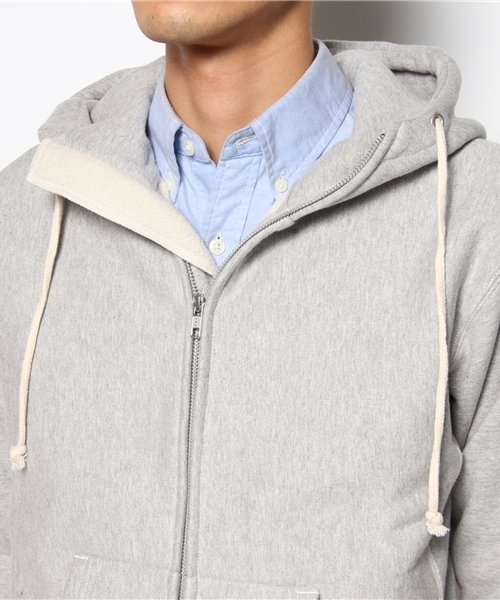 Champion（チャンピオン）の「Champion WINDSTOPPER RW ZIPHOODED SWEATSHIRT（パーカー・メンズ・ブラック/グレー・SMALL/MEDIUM）」の6枚目の写真
