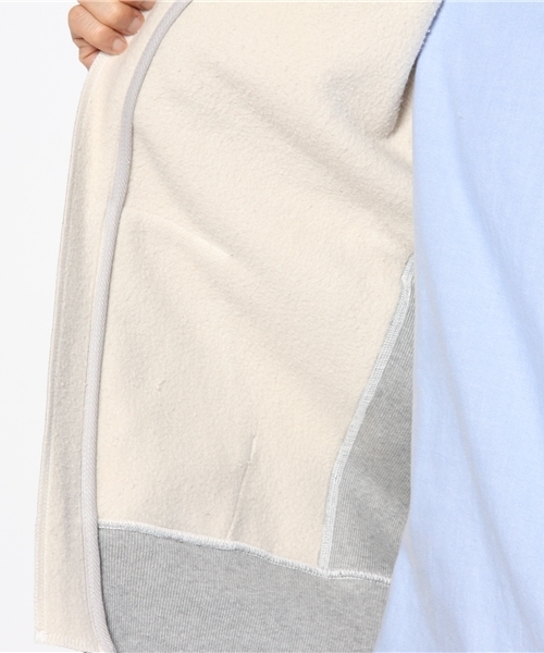 Champion（チャンピオン）の「Champion WINDSTOPPER RW ZIPHOODED SWEATSHIRT（パーカー・メンズ・ブラック/グレー・SMALL/MEDIUM）」の9枚目の写真