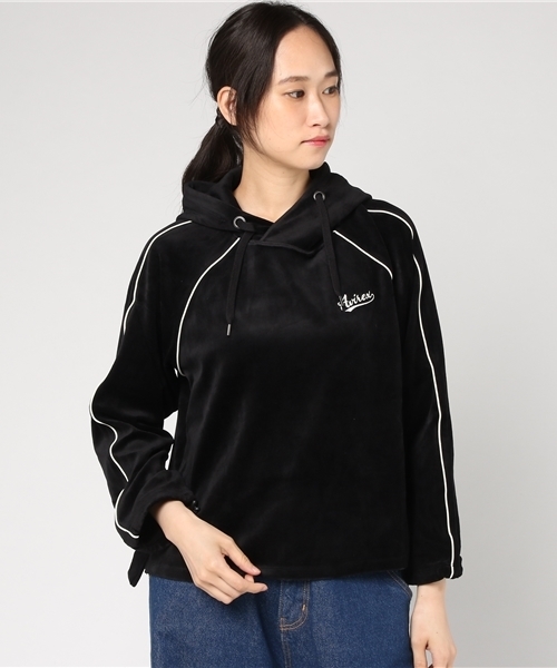 AVIREX(アヴィレックス)の「avirex/ アヴィレックス/ L/S EMBROIDERED PULLOVER PARKA/ 刺繍 プルオーバーパーカー(パーカー・レディース・グレー/ブルー/ブラック・FREE)」の13枚目の写真