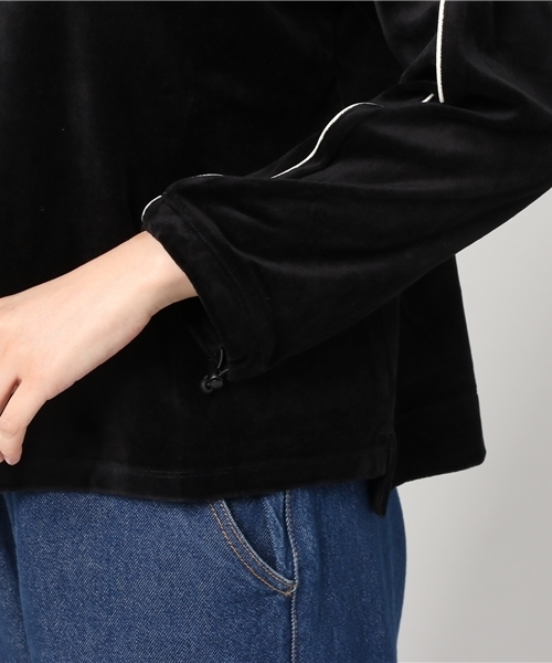 AVIREX(アヴィレックス)の「avirex/ アヴィレックス/ L/S EMBROIDERED PULLOVER PARKA/ 刺繍 プルオーバーパーカー(パーカー・レディース・グレー/ブルー/ブラック・FREE)」の16枚目の写真