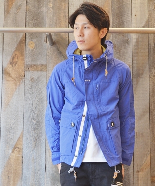 BLUE BLUE Japan 藍染マウンテンパーカー（Urban outdoor 撥水