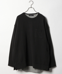 RAGEBLUE | 加工裏毛スウェットドロップクルー/771383(スウェット)