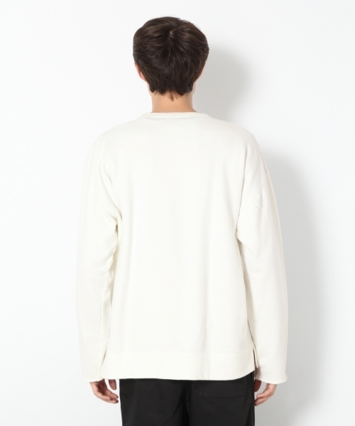 RAGEBLUE(レイジブルー)の「加工裏毛スウェットドロップクルー/771383(スウェット・メンズ・オレンジ/ブルー/ブラック/キャメル/ホワイト・LARGE/MEDIUM/SMALL)」の15枚目の写真