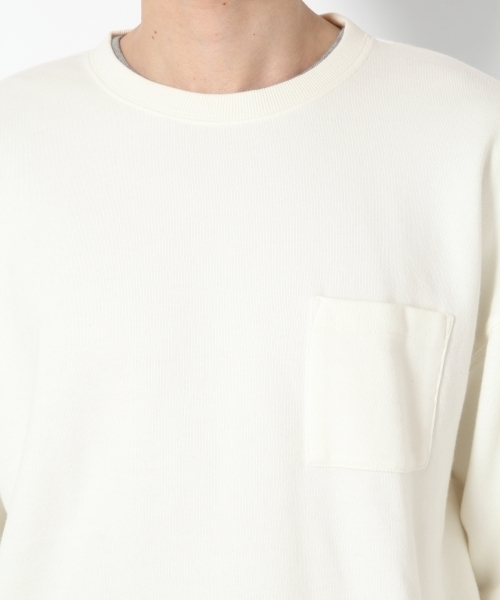 RAGEBLUE(レイジブルー)の「加工裏毛スウェットドロップクルー/771383(スウェット・メンズ・オレンジ/ブルー/ブラック/キャメル/ホワイト・LARGE/MEDIUM/SMALL)」の16枚目の写真