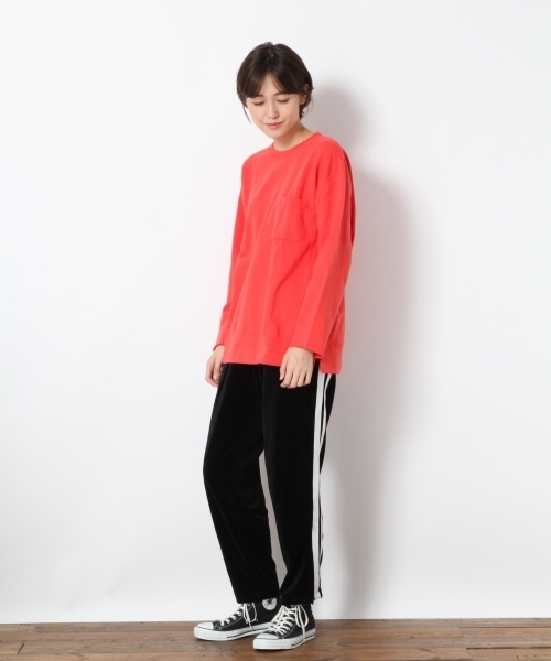 RAGEBLUE(レイジブルー)の「加工裏毛スウェットドロップクルー/771383(スウェット・メンズ・オレンジ/ブルー/ブラック/キャメル/ホワイト・LARGE/MEDIUM/SMALL)」の21枚目の写真