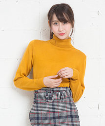 【HeatKnit】吸湿発熱Vネックニット&タートルニットトップス