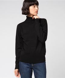 【HeatKnit】吸湿発熱Vネックニット&タートルニットトップス