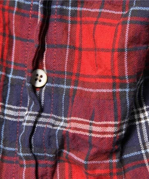 BEAMS（ビームス）の「□BEAMS / ワッシャーチェックシャツ（シャツ/ブラウス・メンズ・ブラック/レッド/ブルー・SMALL/MEDIUM/LARGE）」の11枚目の写真