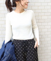 Spick & Span | WOOL RIB CREW◆(ニット/セーター)