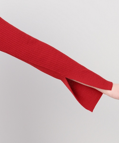 Spick & Span（スピックアンドスパン）の「WOOL RIB CREW◆（ニット/セーター・レディース・ホワイト/ブラック/レッド/マルチ・FREE）」の12枚目の写真