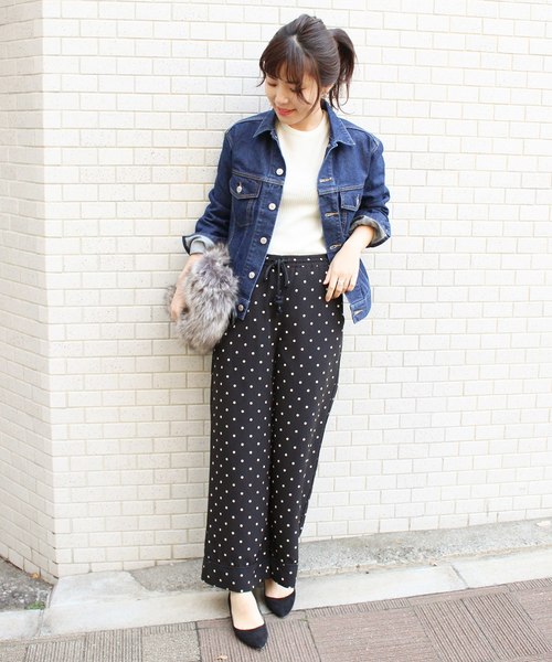 Spick & Span（スピックアンドスパン）の「WOOL RIB CREW◆（ニット/セーター・レディース・ホワイト/ブラック/レッド/マルチ・FREE）」の20枚目の写真