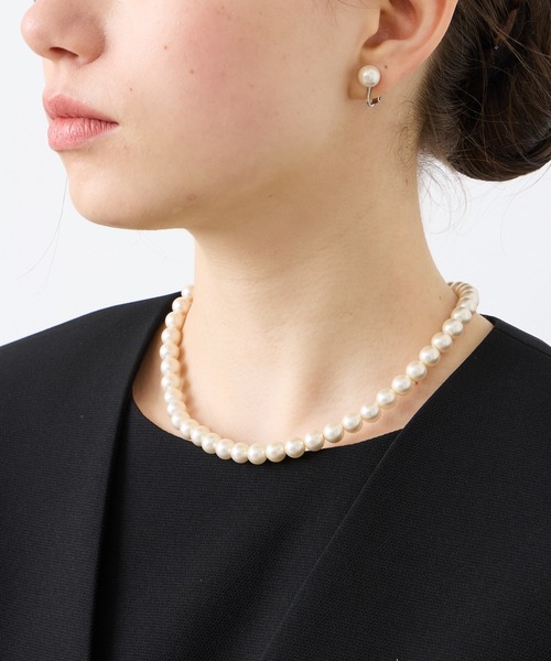 セール】【喪服用】純正国産貝パールネックレスセット（ネックレス