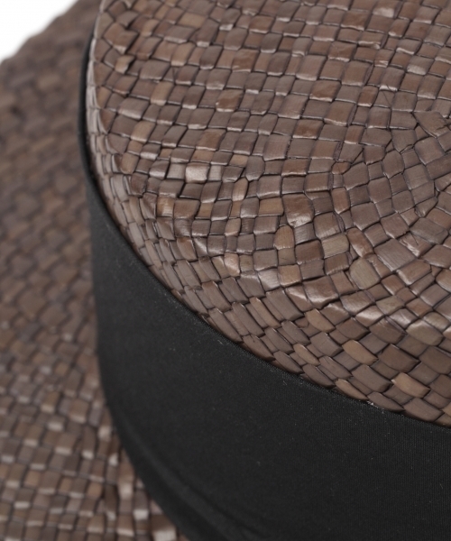 BAYFLOW（ベイフロー）の「BAYFLOW／サブタンリボンハット（ハット・レディース・ナチュラル/ブラウン・FREE）」の4枚目の写真