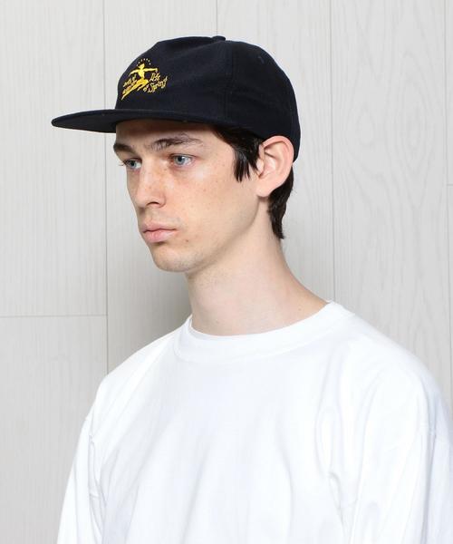 BRAIN DEAD（ブレインデット）の「＜BRAIN DEAD＞DEATHOFLIFE CAP/キャップ（キャップ・メンズ・ベージュ/ネイビー・FREE）」の8枚目の写真