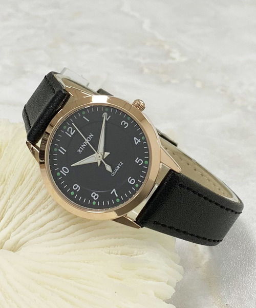 おしゃれスタ（オシャレスタ）の「【XROSS RAY】PUレザーベルト　ウオッチ（アナログ腕時計・レディース・ホワイト/ブラック/ブラウン/レッド/ピンク/ホワイト系その他/ブラック系その他/ブラウン系その他/レッド系その他/A/B/C/D/E/F/G/H/I/J/K/L/M/N/O/P/Q/R/S/T/ブラック系その他2/ブラック系その他3/ホワイト系その他2/ブラック系その他5/ブラウン系その他2/レッド系その他2/ピンク系その他/ブラック系その他4/ホワイト系その他3/ブラック系その他6/キャメル/ブラック系その他7/U/ブラウン系その他3/ブラウン系その他4/V/グリーン/レッド系その他3/パープル/グレー/W/レッド系その他4/ネイビー/ミント/サックスブルー/ブラウン系その他5/ホワイト系その他4/X/ピンク系その他2/グレー系その他/Y/レッド系その他5/Z/その他6/その他7/その他8/その他1/その他2/その他3/その他4/その他5・FREE）」の12枚目の写真