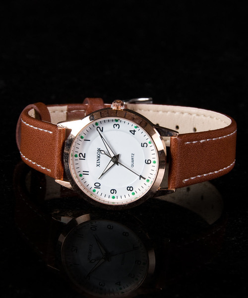 おしゃれスタ（オシャレスタ）の「【XROSS RAY】PUレザーベルト　ウオッチ（アナログ腕時計・レディース・ホワイト/ブラック/ブラウン/レッド/ピンク/ホワイト系その他/ブラック系その他/ブラウン系その他/レッド系その他/A/B/C/D/E/F/G/H/I/J/K/L/M/N/O/P/Q/R/S/T/ブラック系その他2/ブラック系その他3/ホワイト系その他2/ブラック系その他5/ブラウン系その他2/レッド系その他2/ピンク系その他/ブラック系その他4/ホワイト系その他3/ブラック系その他6/キャメル/ブラック系その他7/U/ブラウン系その他3/ブラウン系その他4/V/グリーン/レッド系その他3/パープル/グレー/W/レッド系その他4/ネイビー/ミント/サックスブルー/ブラウン系その他5/ホワイト系その他4/X/ピンク系その他2/グレー系その他/Y/レッド系その他5/Z/その他6/その他7/その他8/その他1/その他2/その他3/その他4/その他5・FREE）」の19枚目の写真