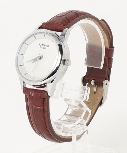 おしゃれスタ（オシャレスタ）の「【XROSS RAY】PUレザーベルト　ウオッチ（アナログ腕時計・レディース・ホワイト/ブラック/ブラウン/レッド/ピンク/ホワイト系その他/ブラック系その他/ブラウン系その他/レッド系その他/A/B/C/D/E/F/G/H/I/J/K/L/M/N/O/P/Q/R/S/T/ブラック系その他2/ブラック系その他3/ホワイト系その他2/ブラック系その他5/ブラウン系その他2/レッド系その他2/ピンク系その他/ブラック系その他4/ホワイト系その他3/ブラック系その他6/キャメル/ブラック系その他7/U/ブラウン系その他3/ブラウン系その他4/V/グリーン/レッド系その他3/パープル/グレー/W/レッド系その他4/ネイビー/ミント/サックスブルー/ブラウン系その他5/ホワイト系その他4/X/ピンク系その他2/グレー系その他/Y/レッド系その他5/Z/その他6/その他7/その他8/その他1/その他2/その他3/その他4/その他5・FREE）」の20枚目の写真