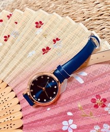 【XROSS RAY】PUレザーベルト　ウオッチ