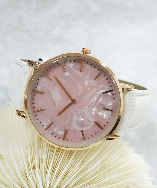 おしゃれスタ（オシャレスタ）の「【XROSS RAY】PUレザーベルト　ウオッチ（アナログ腕時計・レディース・ホワイト/ブラック/ブラウン/レッド/ピンク/ホワイト系その他/ブラック系その他/ブラウン系その他/レッド系その他/A/B/C/D/E/F/G/H/I/J/K/L/M/N/O/P/Q/R/S/T/ブラック系その他2/ブラック系その他3/ホワイト系その他2/ブラック系その他5/ブラウン系その他2/レッド系その他2/ピンク系その他/ブラック系その他4/ホワイト系その他3/ブラック系その他6/キャメル/ブラック系その他7/U/ブラウン系その他3/ブラウン系その他4/V/グリーン/レッド系その他3/パープル/グレー/W/レッド系その他4/ネイビー/ミント/サックスブルー/ブラウン系その他5/ホワイト系その他4/X/ピンク系その他2/グレー系その他/Y/レッド系その他5/Z/その他6/その他7/その他8/その他1/その他2/その他3/その他4/その他5・FREE）」の6枚目の写真