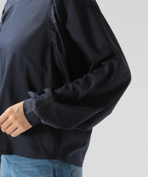 BAYFLOW(ベイフロー)の「ボリューム袖プルオーバー 18AW(シャツ/ブラウス・レディース・ネイビー/グレー/グリーン・SMALL/MEDIUM)」の13枚目の写真