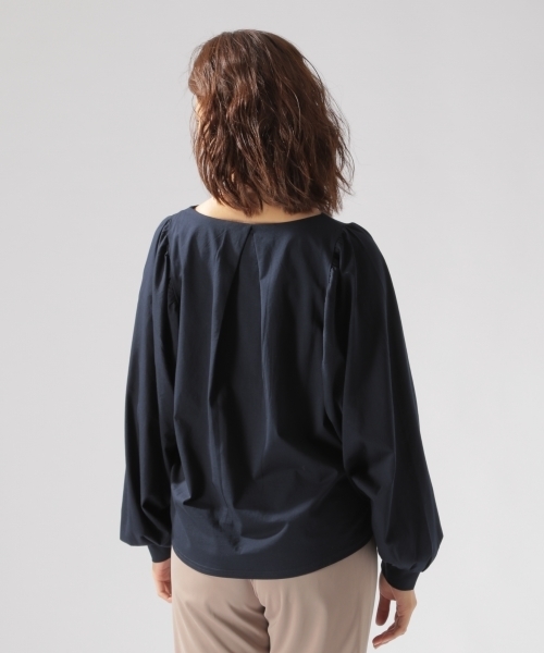 BAYFLOW(ベイフロー)の「ボリューム袖プルオーバー 18AW(シャツ/ブラウス・レディース・ネイビー/グレー/グリーン・SMALL/MEDIUM)」の21枚目の写真