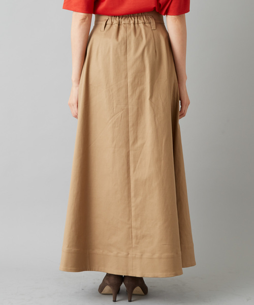 RIVE DROITE（リヴドロワ）の「チノクロスマキシスカート（スカート・レディース・ボルドー/キャメル/ライトベージュ・38/36）」の20枚目の写真