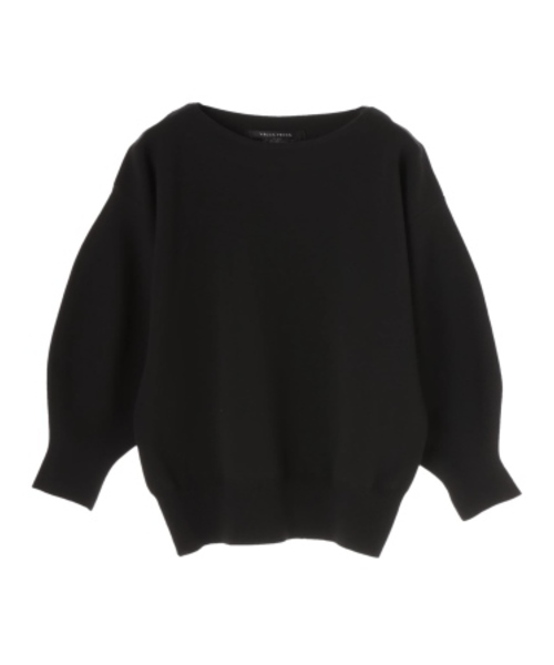 YECCA VECCA（イェッカヴェッカ）の「ボリューム袖ニットプルオーバー（ニット/セーター・レディース・ブラック/パープル/アイボリー/キャメル・FREE）」の13枚目の写真