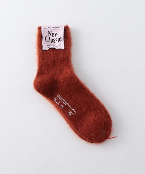 Steven Alan(スティーブンアラン)の「<MARCOMONDE>MOHAIR SOCKS/ソックス(ソックス/靴下・レディース・モカ/オフホワイト/オレンジ系その他・FREE)」の3枚目の写真
