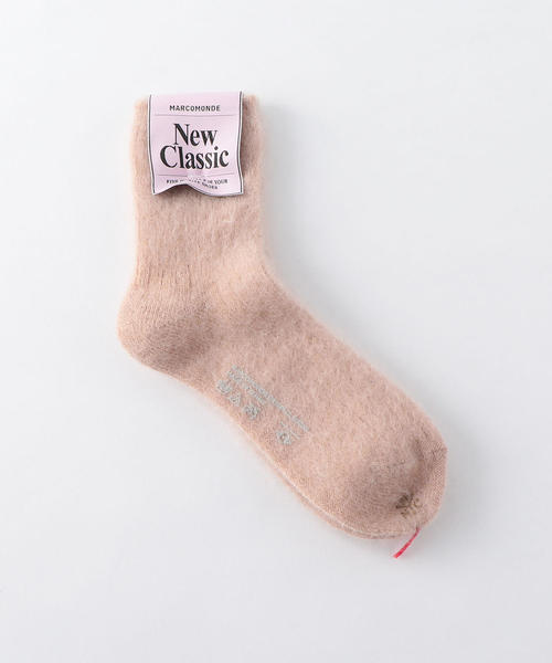Steven Alan(スティーブンアラン)の「<MARCOMONDE>MOHAIR SOCKS/ソックス(ソックス/靴下・レディース・モカ/オフホワイト/オレンジ系その他・FREE)」の1枚目の写真