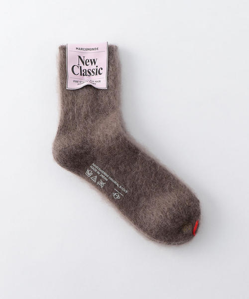 Steven Alan(スティーブンアラン)の「<MARCOMONDE>MOHAIR SOCKS/ソックス(ソックス/靴下・レディース・モカ/オフホワイト/オレンジ系その他・FREE)」の2枚目の写真