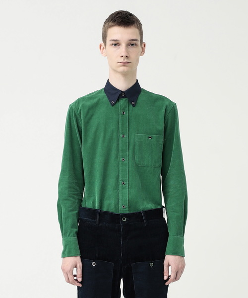 koe×THOM BROWNE（コエトムブラウン）の「MENS BUTTONDOWN SHIRT（シャツ/ブラウス・メンズ・ネイビー/レッド/グリーン・SMALL/MEDIUM/LARGE）」の2枚目の写真