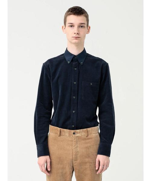 koe×THOM BROWNE（コエトムブラウン）の「MENS BUTTONDOWN SHIRT（シャツ/ブラウス・メンズ・ネイビー/レッド/グリーン・SMALL/MEDIUM/LARGE）」の6枚目の写真