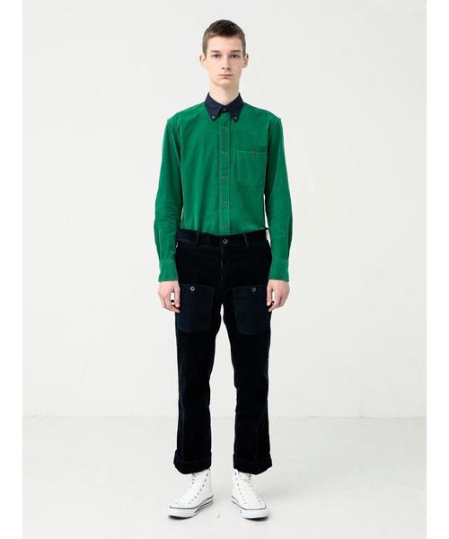 koe×THOM BROWNE（コエトムブラウン）の「MENS BUTTONDOWN SHIRT（シャツ/ブラウス・メンズ・ネイビー/レッド/グリーン・SMALL/MEDIUM/LARGE）」の7枚目の写真