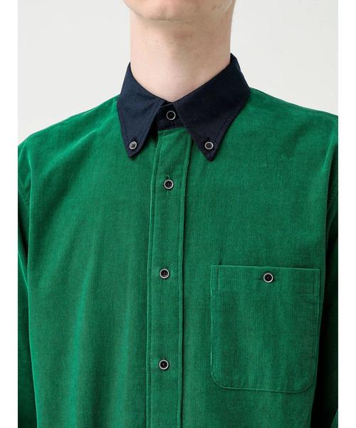 koe×THOM BROWNE（コエトムブラウン）の「MENS BUTTONDOWN SHIRT（シャツ/ブラウス・メンズ・ネイビー/レッド/グリーン・SMALL/MEDIUM/LARGE）」の12枚目の写真